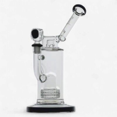 Monark 10” 65mm Side Arm Matrix Perk Bubbler With Splash guard, Color: Clear