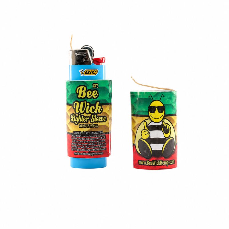 Bee Wick Lighter Sleeve Hemp Wick