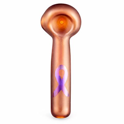 4" Awareness Amber Spoon