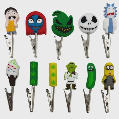 3" Metal Clip with Silicone Charactors #2