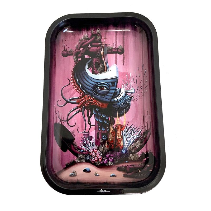 Artist Series 3RDI Art Rolling Tray – Submerged
