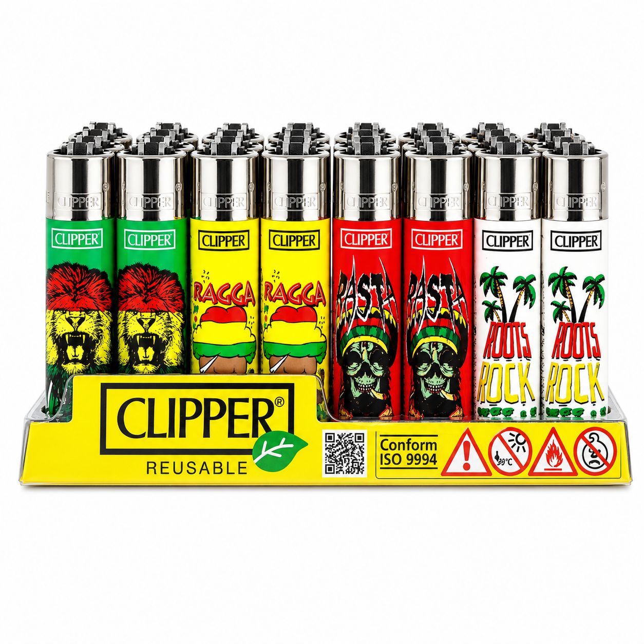 Clipper® Lighter - Rasta, Design: Rasta