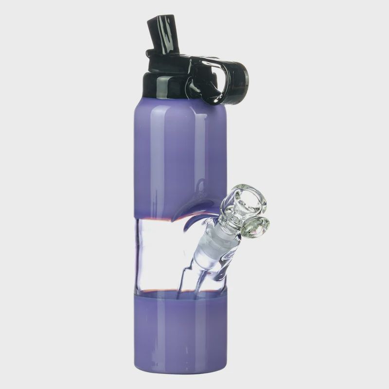 Purple Water Bottle by Empire Glassworks, Attribute: Purple