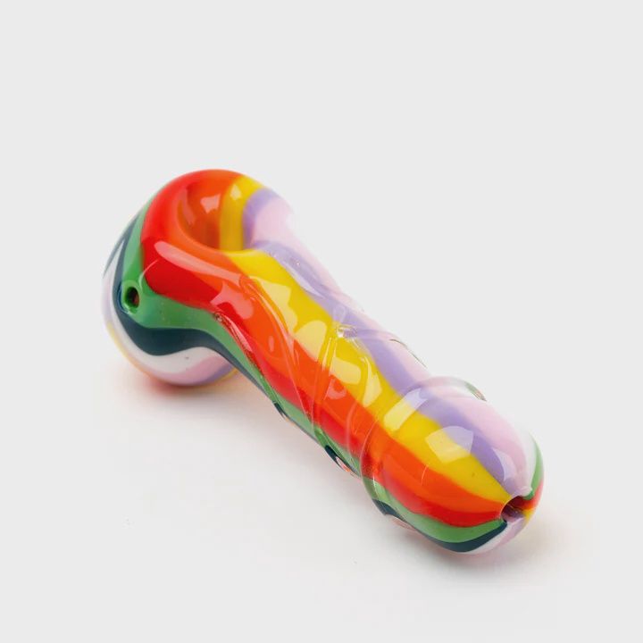 Rainbow Rod Pipe by Empire Glassworks, Attribute: Rainbow