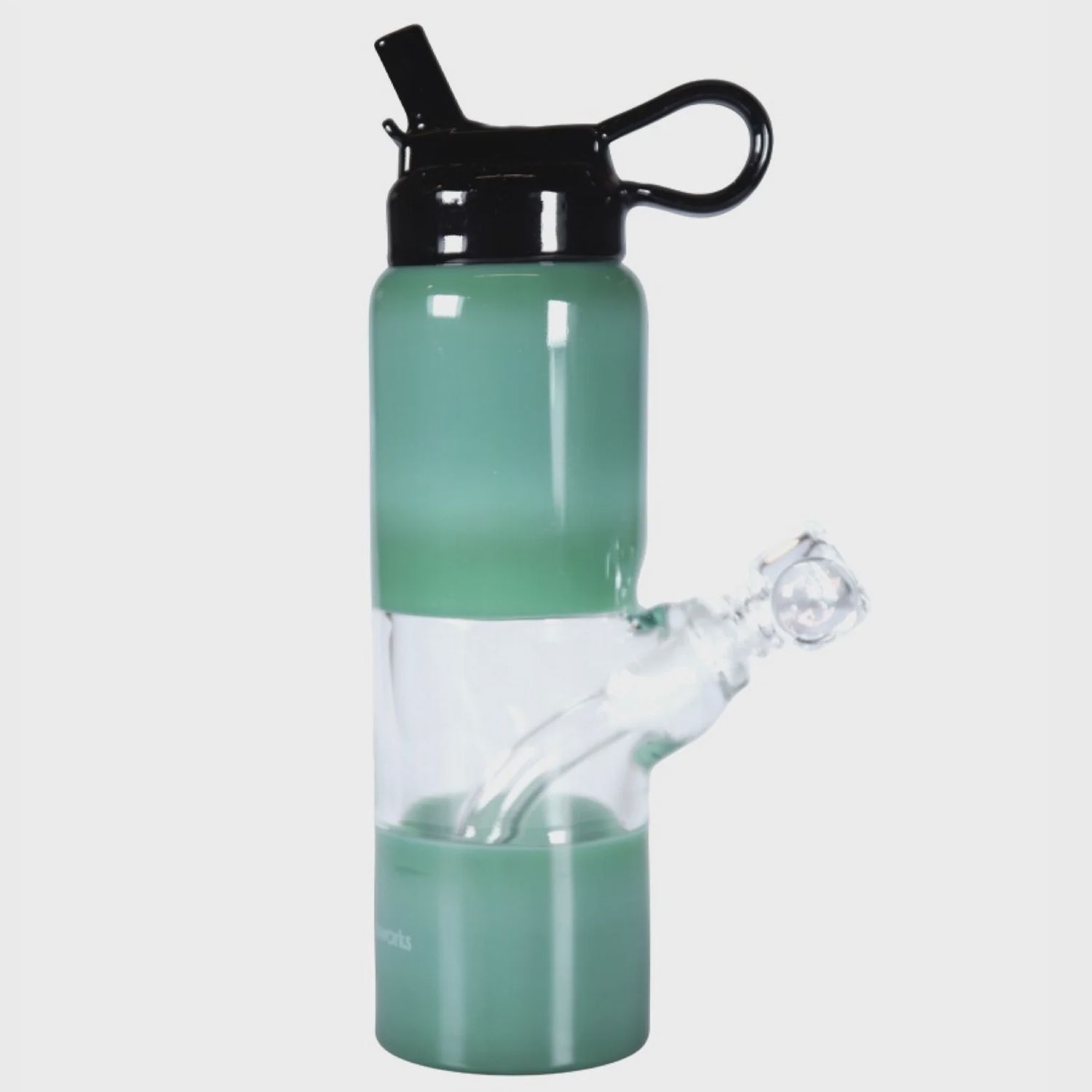Mint Water Bottle by Empire Glassworks, Attribute: Mint