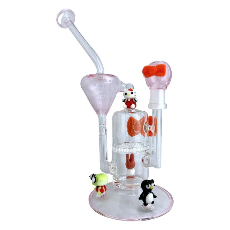 Hello Kitty Friends Recycler by Empire Glassworks, Size: 5'/14mm
