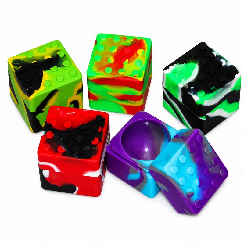 Large Square Lego Silicone Container