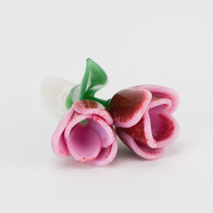 Pink Tulip Bowl by Empire Glassworks, Attribute: Pink, Size: 14mm