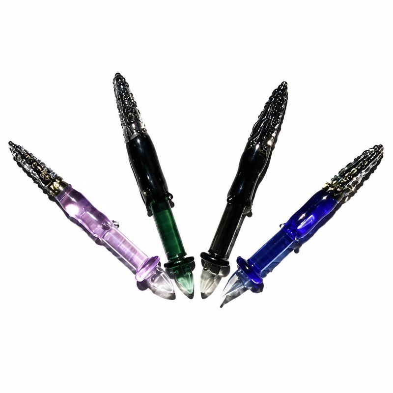 Dichronic Dragon Glass Dabber w/ Scoop