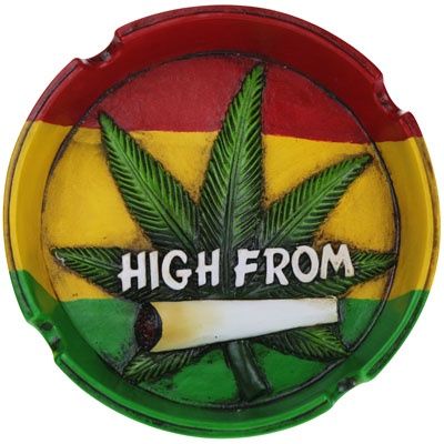 High From Daytona Reggae 4.5" Round Ashtray