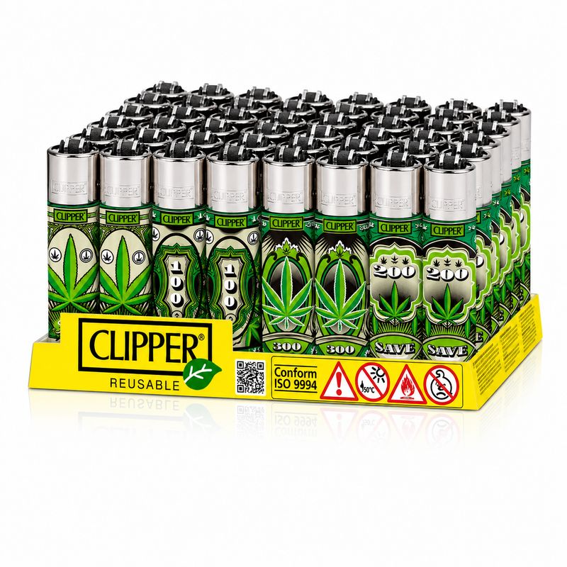 Clipper® Lighter - Dollar Leaves