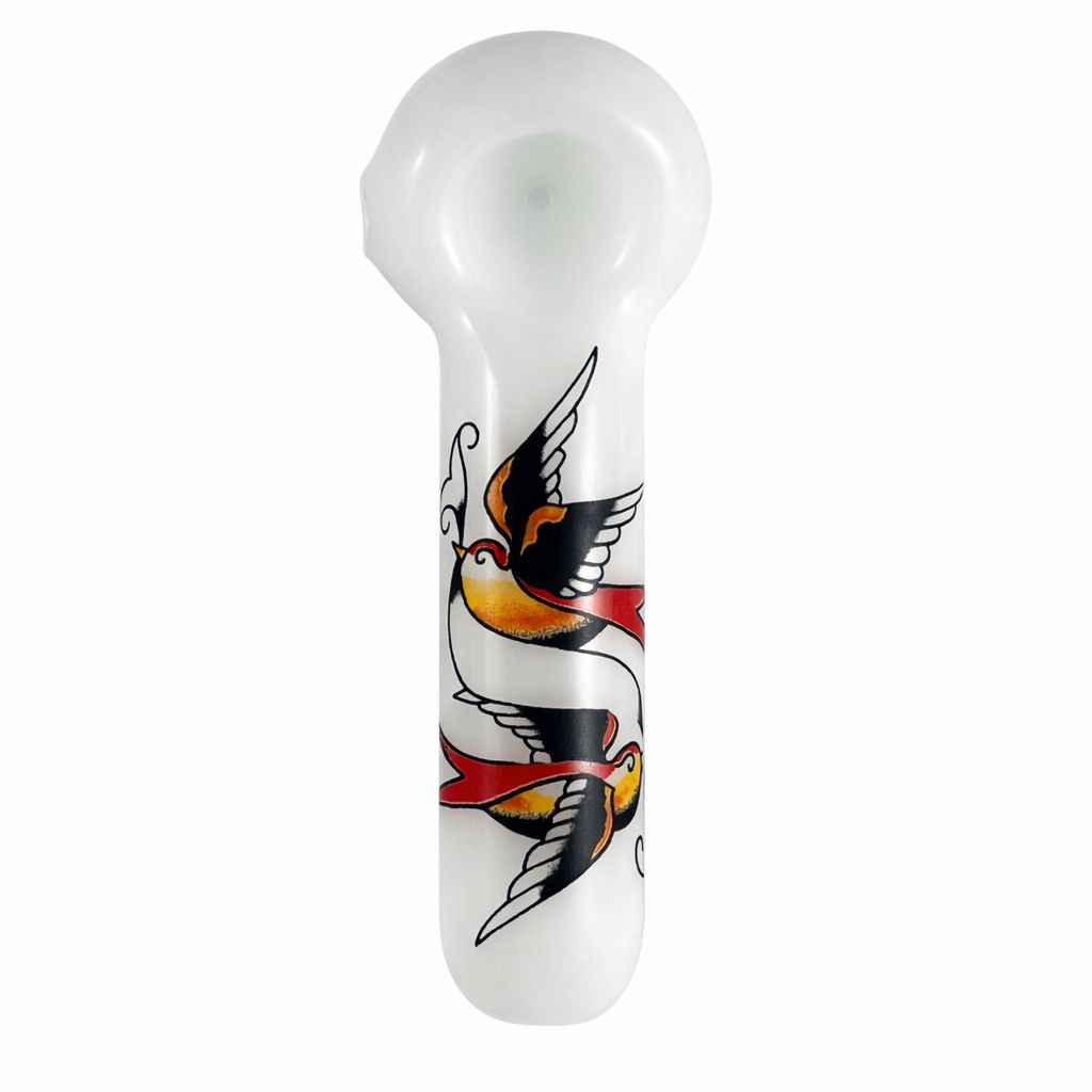4.75" Jumbo Jerika Tattoo Series #1 Traditional Gals, Design: Birds