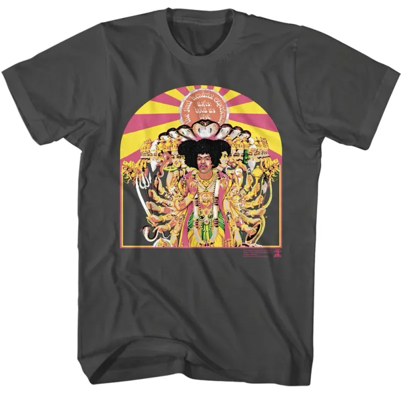 Jimi Hendrix - Axis Cover Smoke T-Shirt