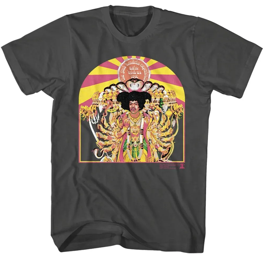 Jimi Hendrix - Axis Cover Smoke T-Shirt, Size: 2X-Large