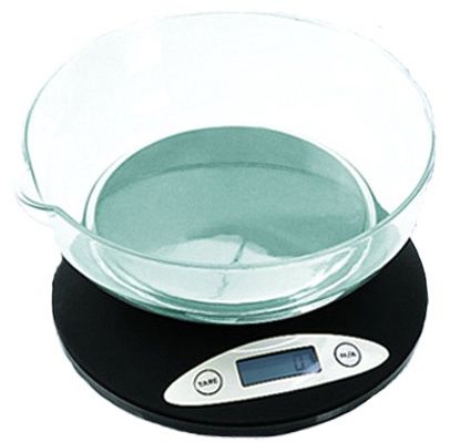 Superior Balance® SB-5000 Kitchen Scale With Bowl, Capacity: 5000g, Precision: 1g