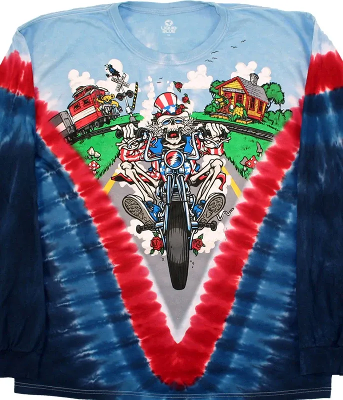Grateful Dead Moto Sam Tie-Dye Long Sleeve T-Shirt