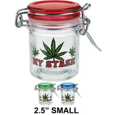 My Stash Daytona 2.5" Glass Storage Jar