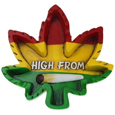 High From Daytona Reggae 3.5" Leaf Ashtray
