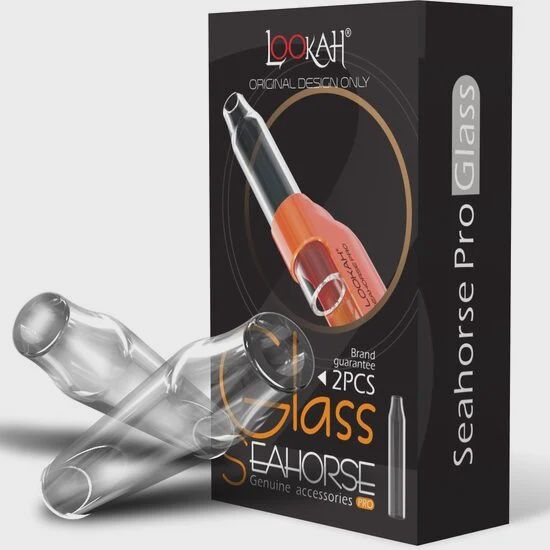 Lookah Seahorse Pro Glass 2ct/Pack, Color: Clear