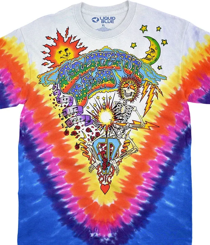 Grateful Dead Summer Tour 92 Tie-Dye T-Shirt