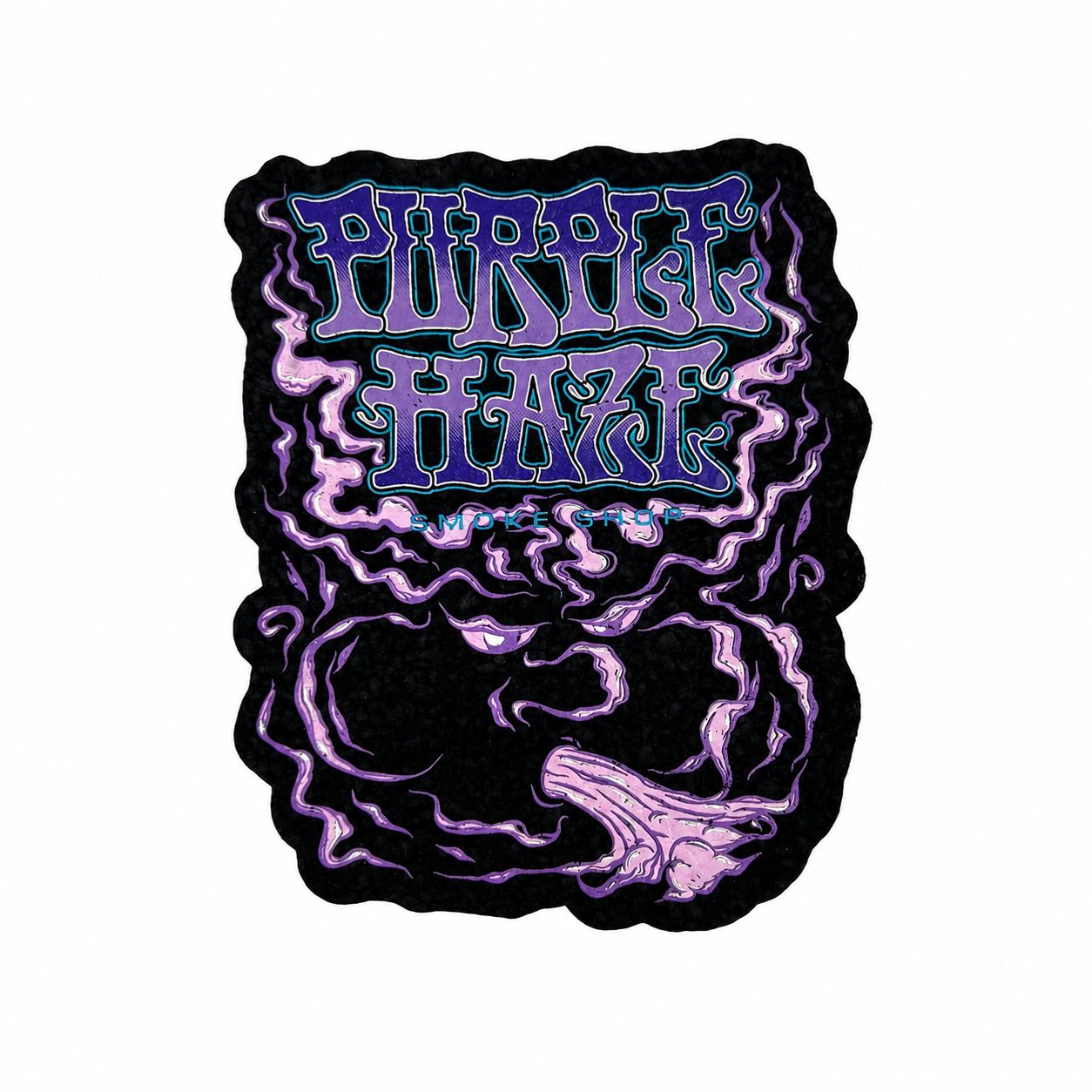 Purple Haze UV Reactive Moodmat, Size: 8" x 7"