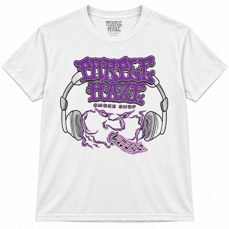 Purple Haze Headphones T-Shirt