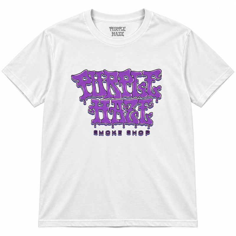 Purple Haze Drip Logo T-Shirt