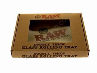 RAW Crystal Rolling Tray - Limited Edition, Size: 9.3” x 12.6” x 2”