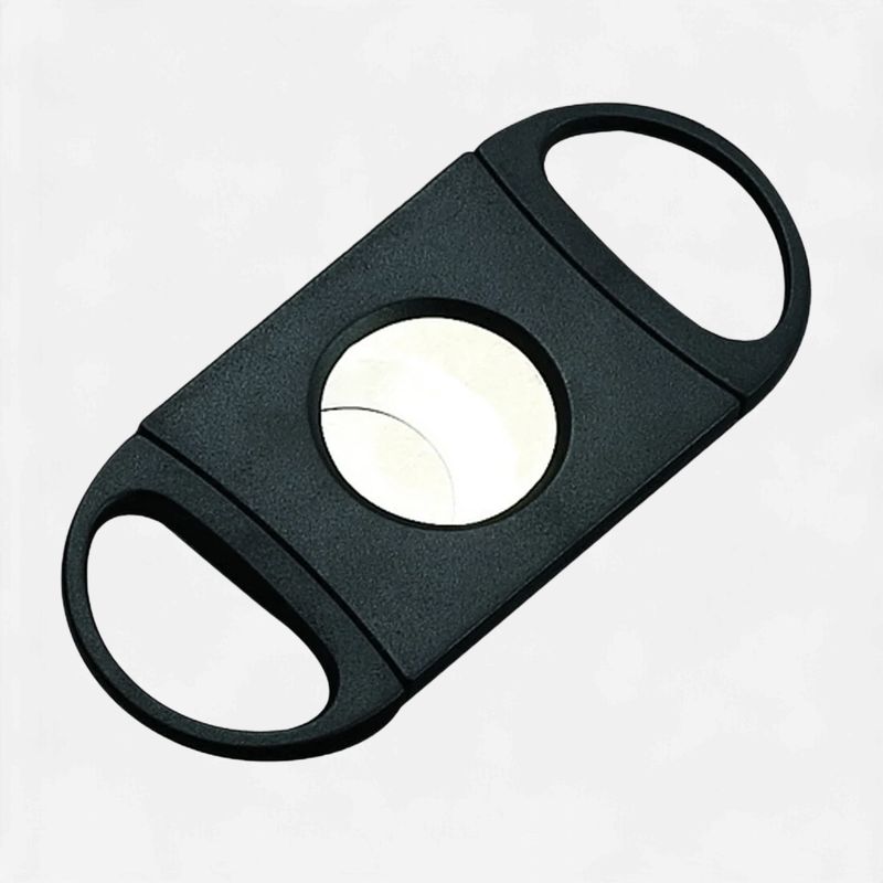 Guardsman Cigar Cutter Black Oval Double Blade