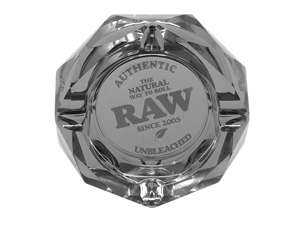 RAW Dark Side Glass Ashtray, Attribute: DARK SIDE