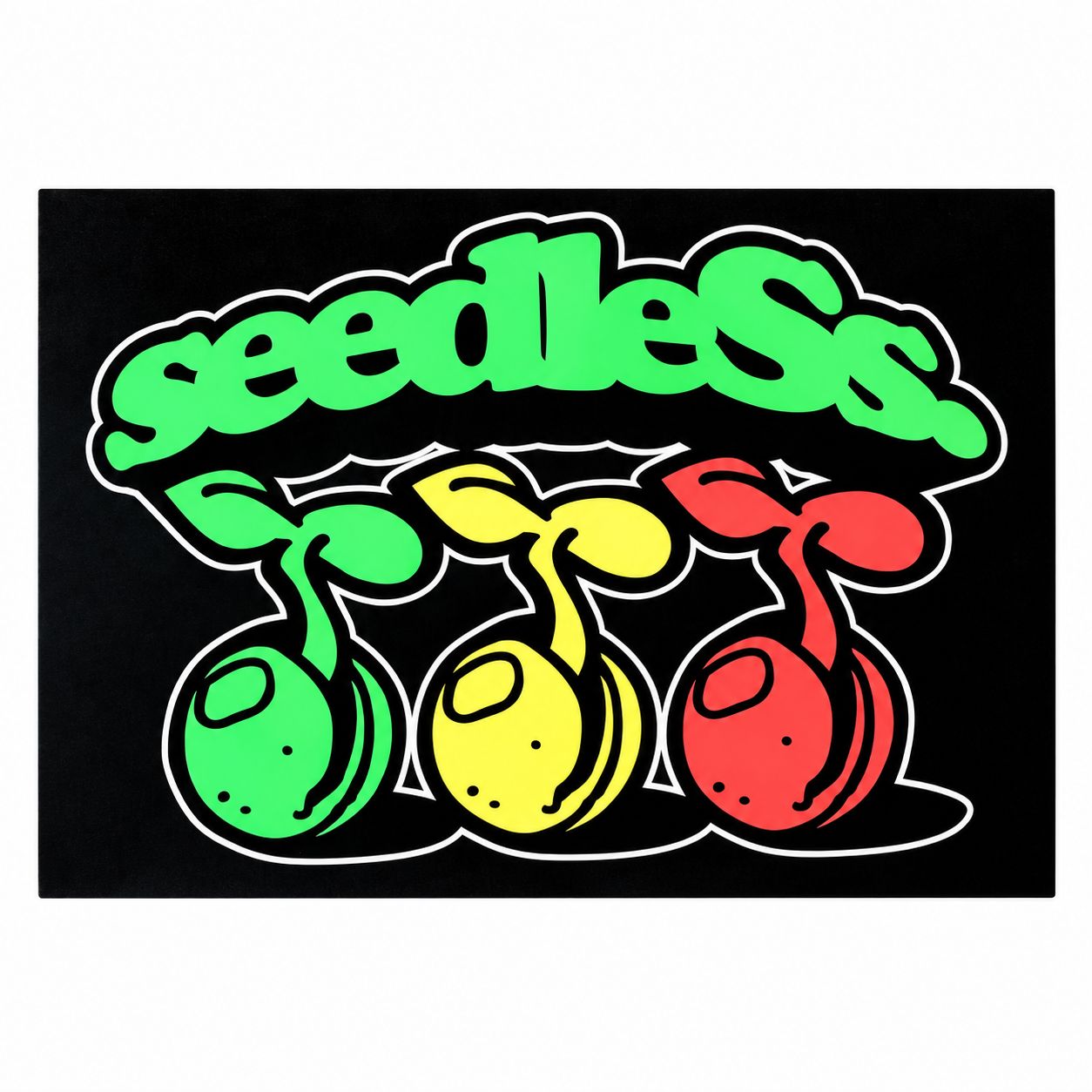 Seedless Art Print - Rasta Sprout, Attribute: Rasta OG