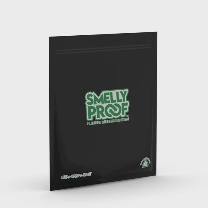 Smelly Proof Bag 10-Pack, Color: Black, Size: Large - 8.5"x 10"