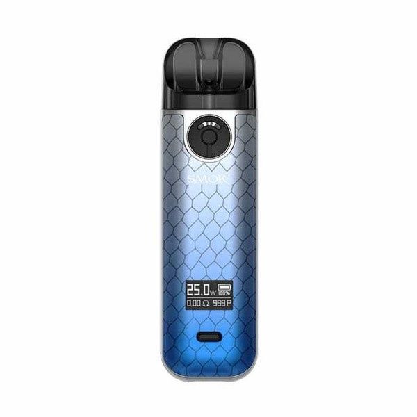 SMOK Novo 4 Kit, Color: Blue Grey Cobra