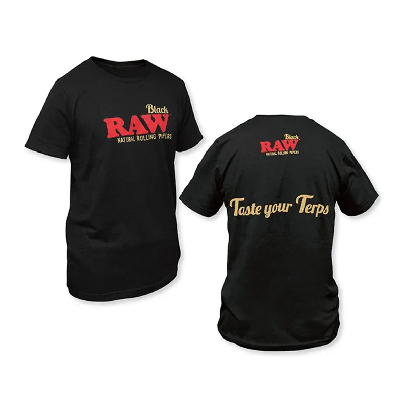 RAW® Taste The Terp Black T-Shirt, Size: Medium