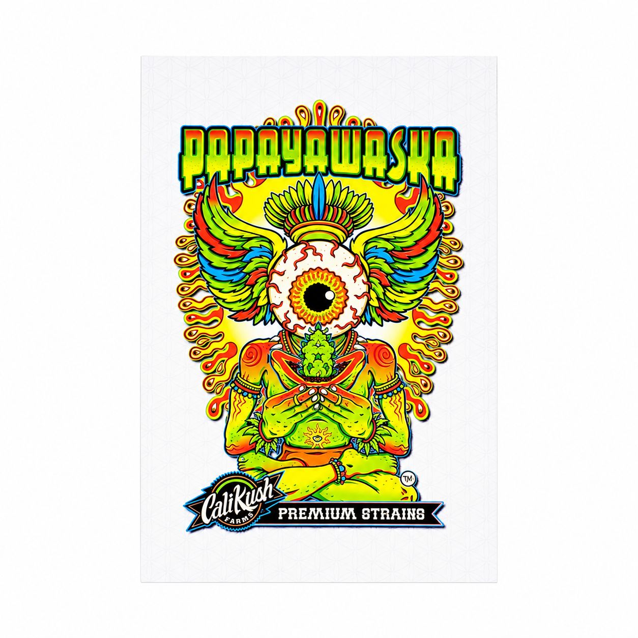 Seedless x Cali Kush Farms Art Print - Papayawaska, Attribute: Papayawaska