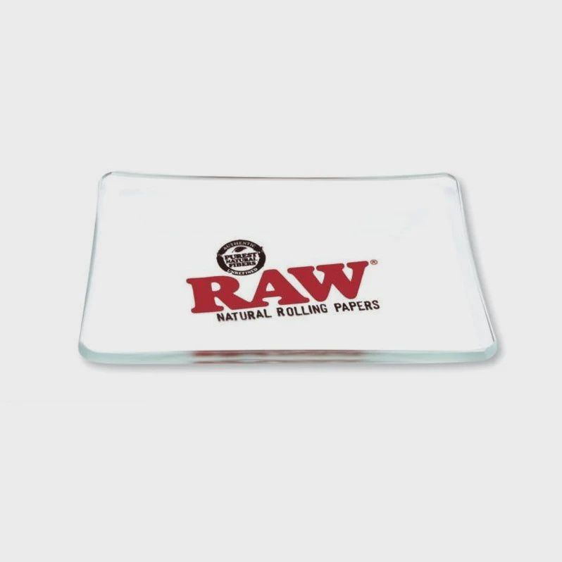 RAW Star Glass Mini Rolling Tray, Size: Mini (6" x 4")