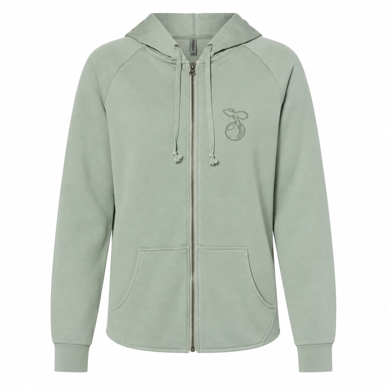 Seedless Hoody - Sprouty, Color: Sage, Size: Large
