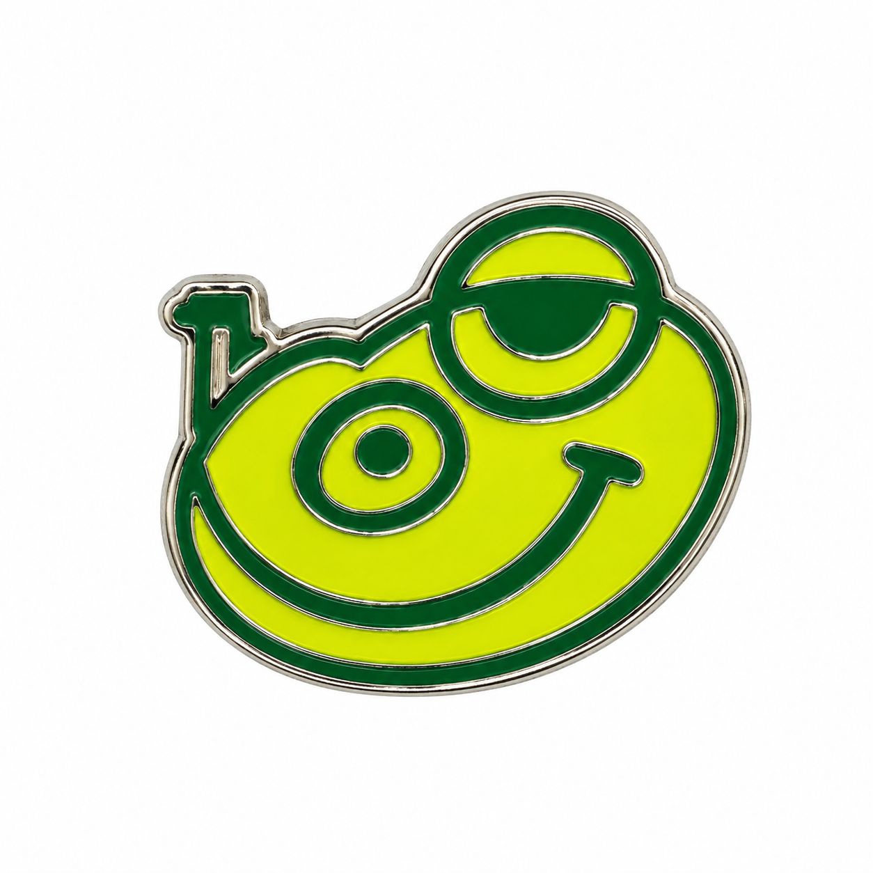 Seedless Pin - Smiley Face, Attribute: Green