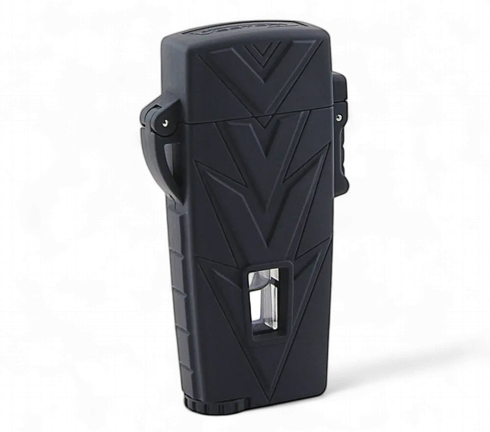 Vector® Retro Torch Lighter, Color: Black Rubber Matte