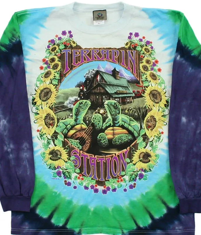 Grateful Dead Terrapin Station Tie-Dye Long Sleeve T-Shirt