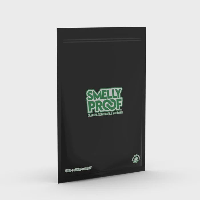 Smelly Proof Bag 5-Pack, Color: Black, Size: XL - 12"x 16"
