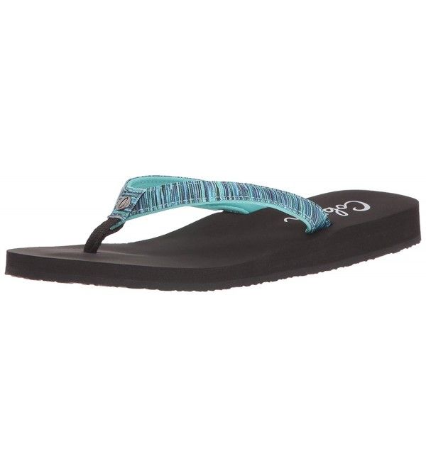 Cobian Women's Sandals - Fiesta Skinny Bounce, Color: Mint, Size: 6