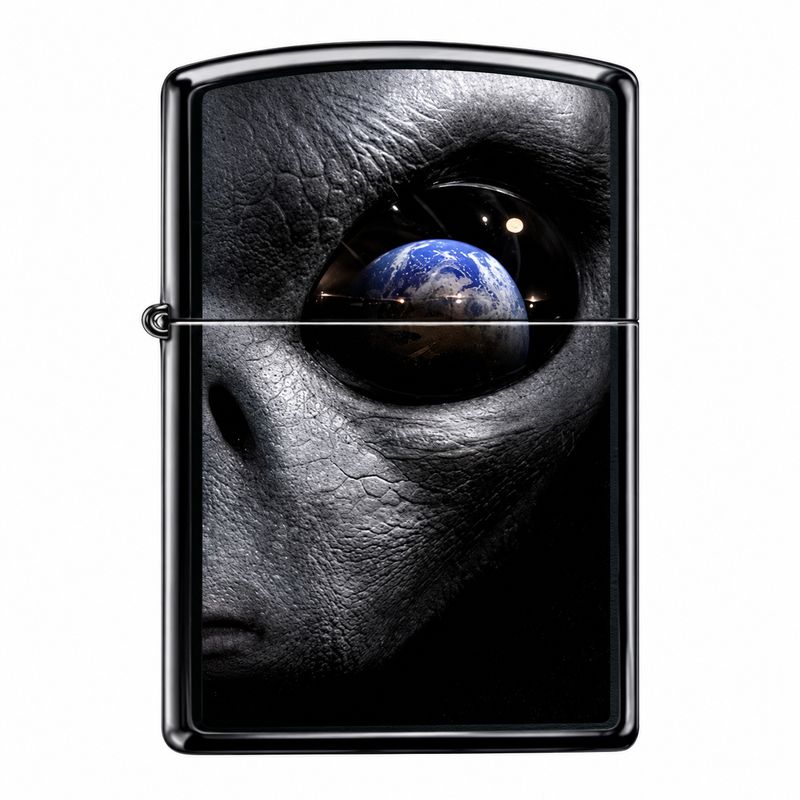 Zippo Lighter Alien Earth Eye
