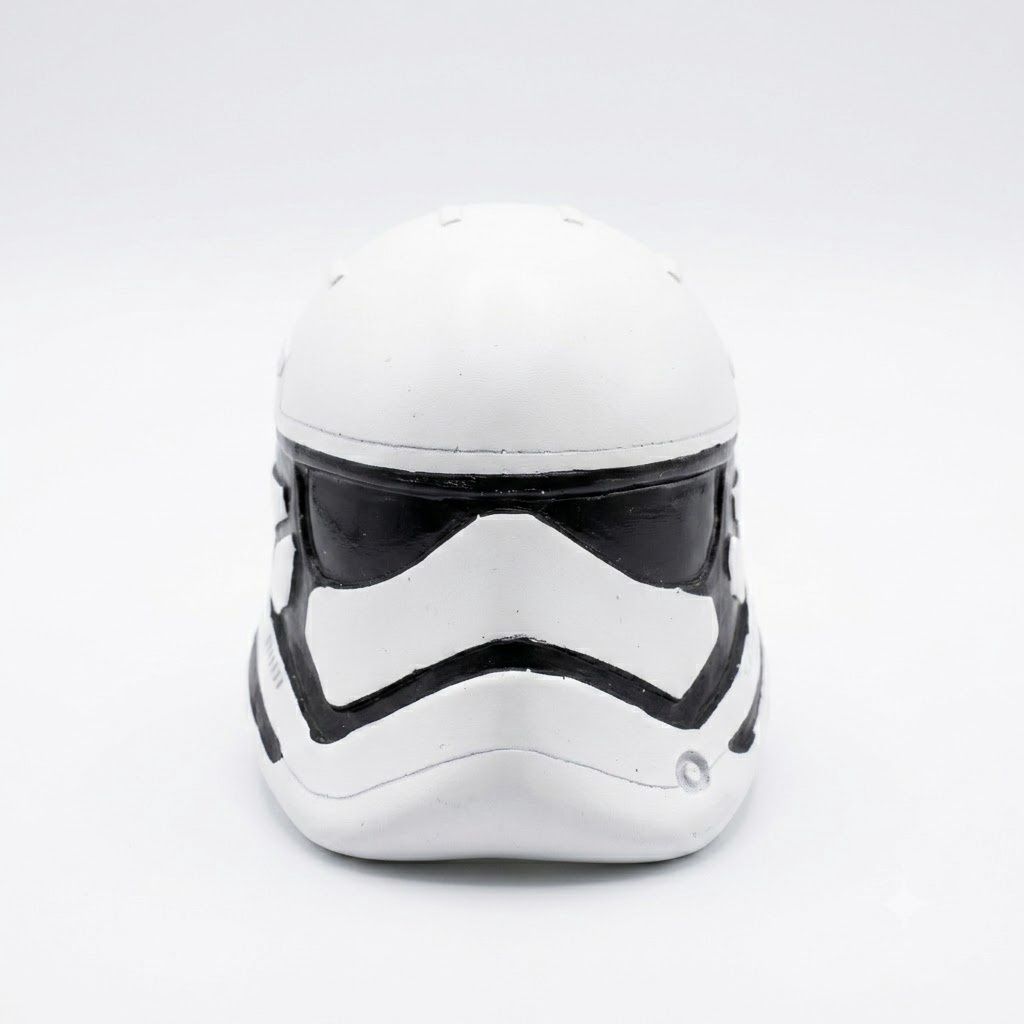 Trooper Head Silicone Container, Color: Black