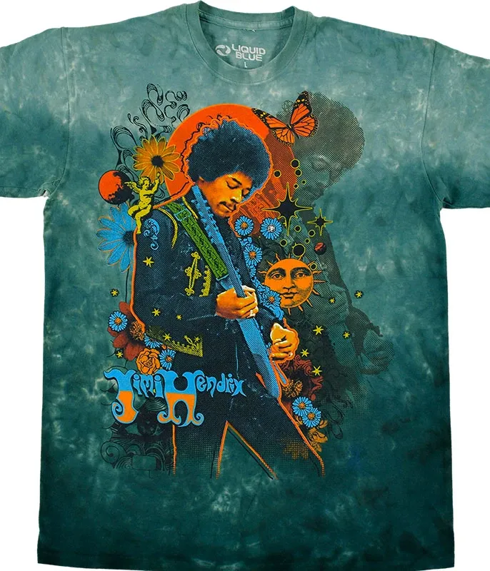 Jimi Hendrix - Trippy Jimi Tie-Dye T-Shirt