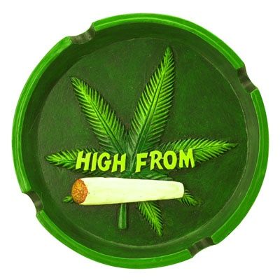 High From Daytona 4.5" Round Ashtray