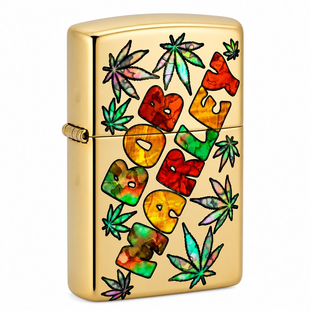 Zippo Lighter Bob Marley, Color: Brass