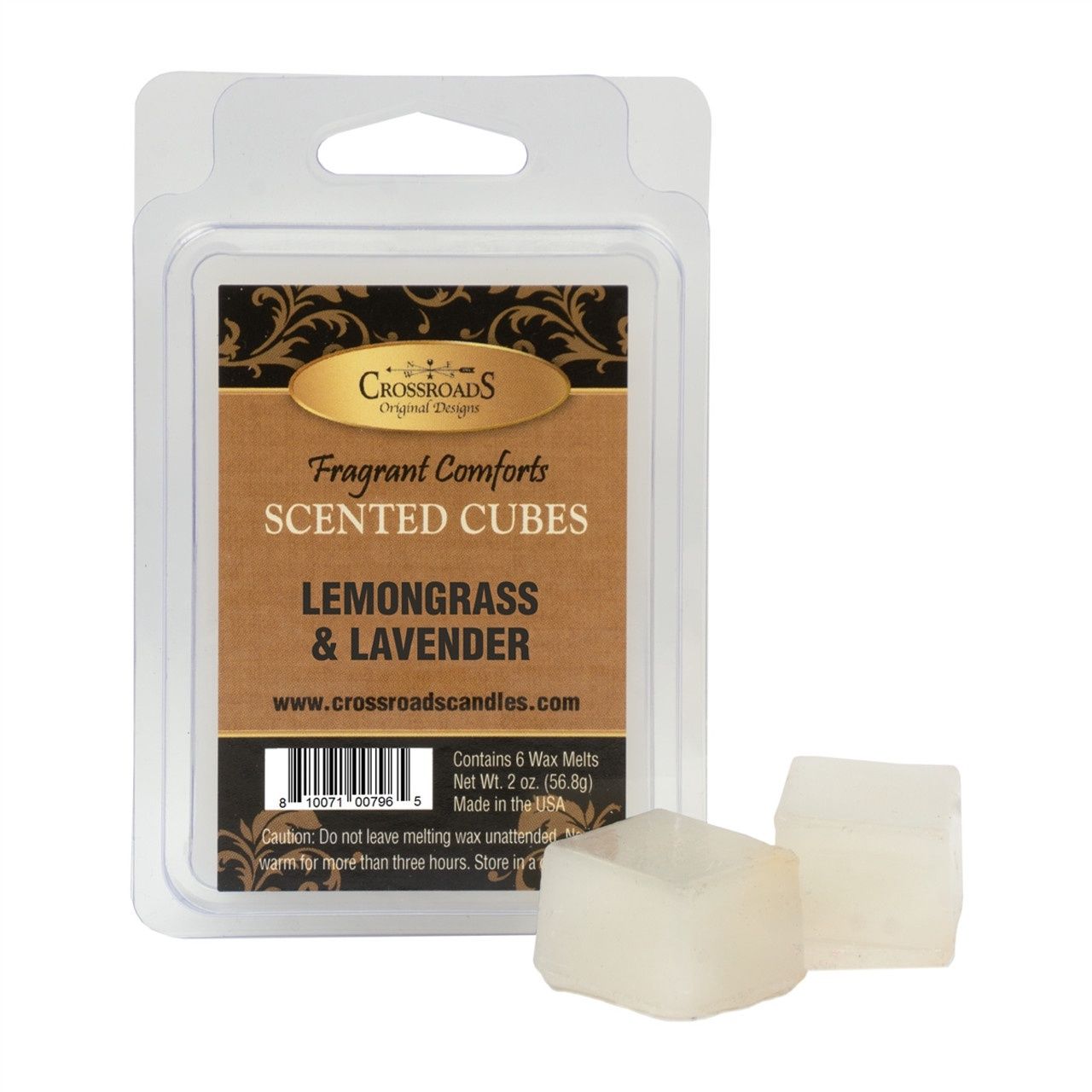Crossroads Scented Cubes - Lemongrass &amp; Lavender, Size: 2oz