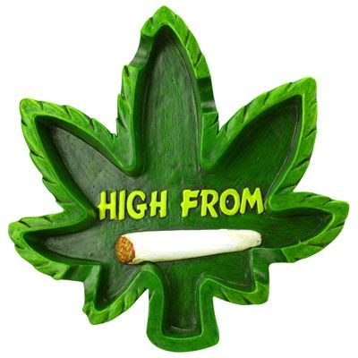 High From Daytona 5" Leaf Ashtray