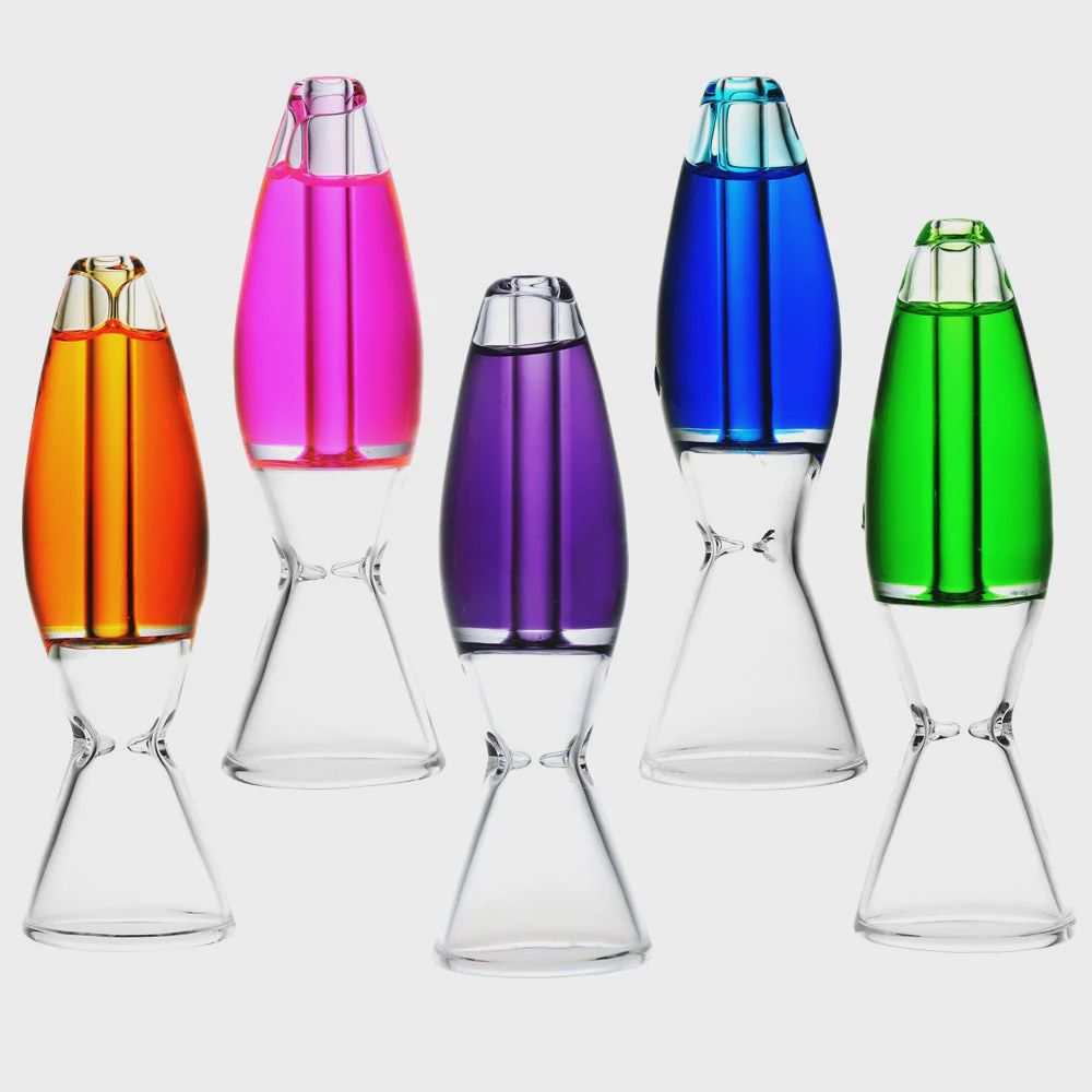 Lava Lamp Freezable Glycerin One Hitter, Size: 3.75"